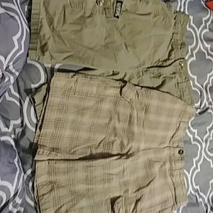 2 pairs boys sz 12 cargo shorts